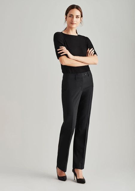 Womens Comfort Wool Stretch Relaxed Pant