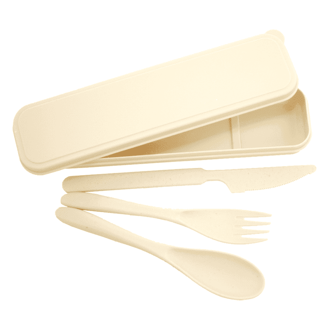 Bamboo Fiber Cutlery Set || 4-1150