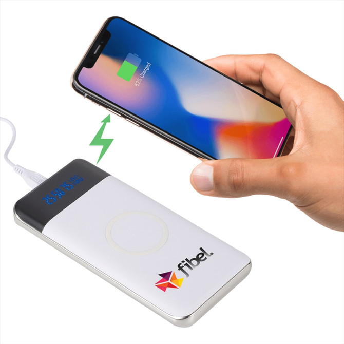 Constant 10000 mAh Wireless Power Bank w/Display