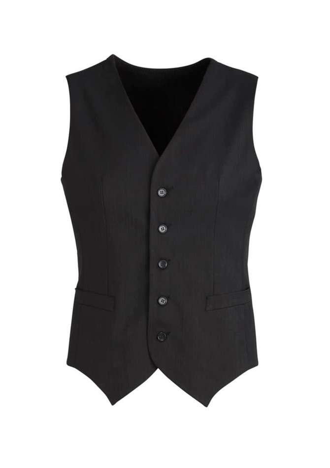 Mens Cool Stretch Peaked Vest with Knitted Back