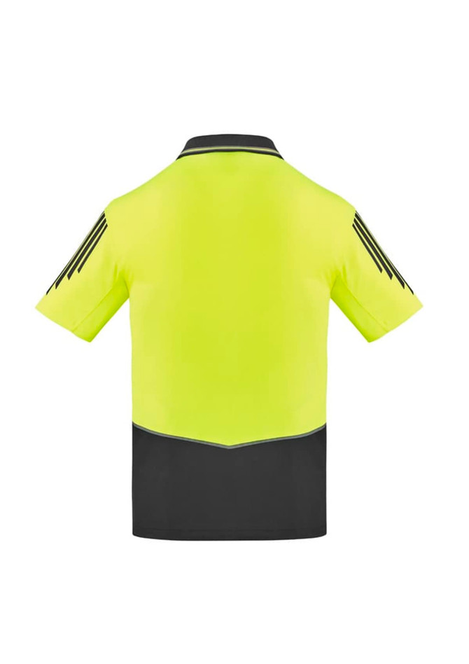 Mens Hi Vis Flux Short Sleeve Polo