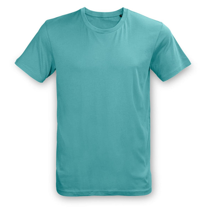 A unisex TRENDSWEAR Element t-shirt in a vibrant teal colour, featuring short sleeves and a rounded neckline.