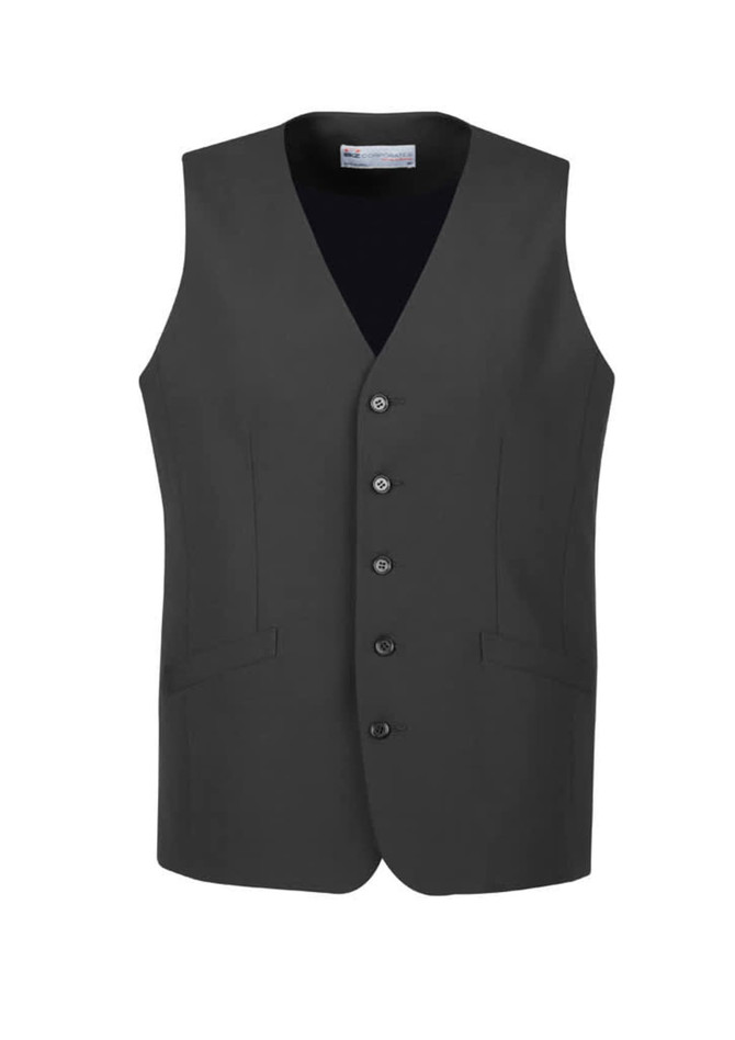 Comfort Wool Stretch Mens Longline Vest