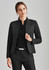 Womens Comfort Wool Stretch Short Jacket with Reverse Lapel