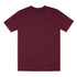 A unisex TRENDSWEAR Element T-shirt in a deep burgundy colour, featuring a plain design and a logo.