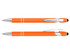 An orange Colombo Stylus Pen featuring a sleek design and silver accents, with a stylus tip for touchscreen use.