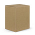 A plain brown cardboard box with a square shape, featuring a flapped top and no visible graphics or branding.