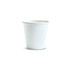 A paper coffee cup in white, designed for beverages, featuring a simple, unbranded appearance.