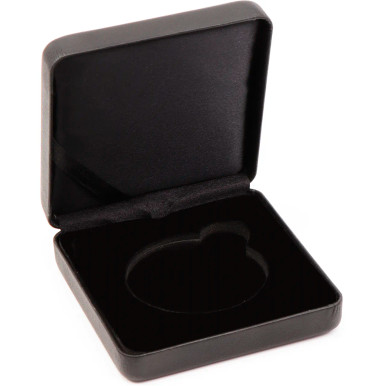 Leatherette Case Custom Branded 60mm Medallion Leatherette Case