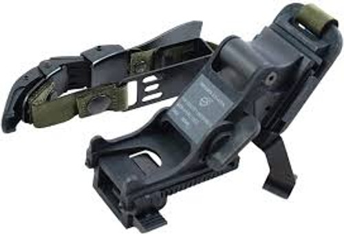 Norotos Helmet Mount Assembly with backplate and strap, PASGT or MICH