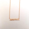 Rose Gold Letter Necklace