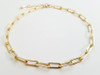 Gold Filled Elongated Choker Necklace