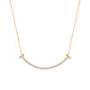 Diamond Happy Face Necklace 14K Gold