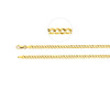 14K yellow gold Cuban chain necklace with lobster clasp