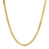 14K yellow gold cuban curb Chain necklace with lobster clasp