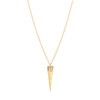 Diamond Spike Necklace 14K Yellow Gold