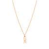 Letter Love Charm Necklace 14K Gold