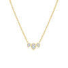 0.20ct Pear Shape Diamond Necklace 14K Yellow Gold