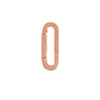 Oval Link Chain Connector Rose Gold