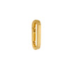 Oval Link Chain Connector Yellow Gold