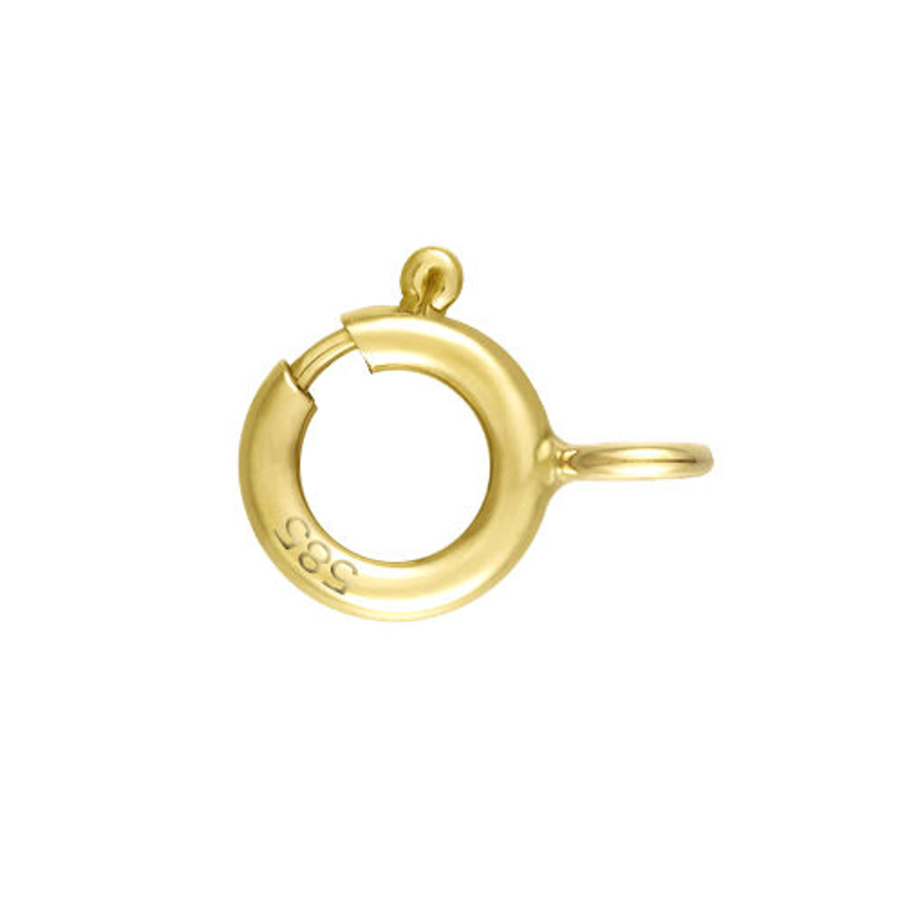 PH PandaHall Spring Ring Clasps, 18K Gold Filled Round Clasps 12pcs  Long-Lasting Plated Jewelry Clasps Open Spring Ring Clasp Connector  Findings for Necklace Bracelets Jewelry Making : Buy Online at Best Price