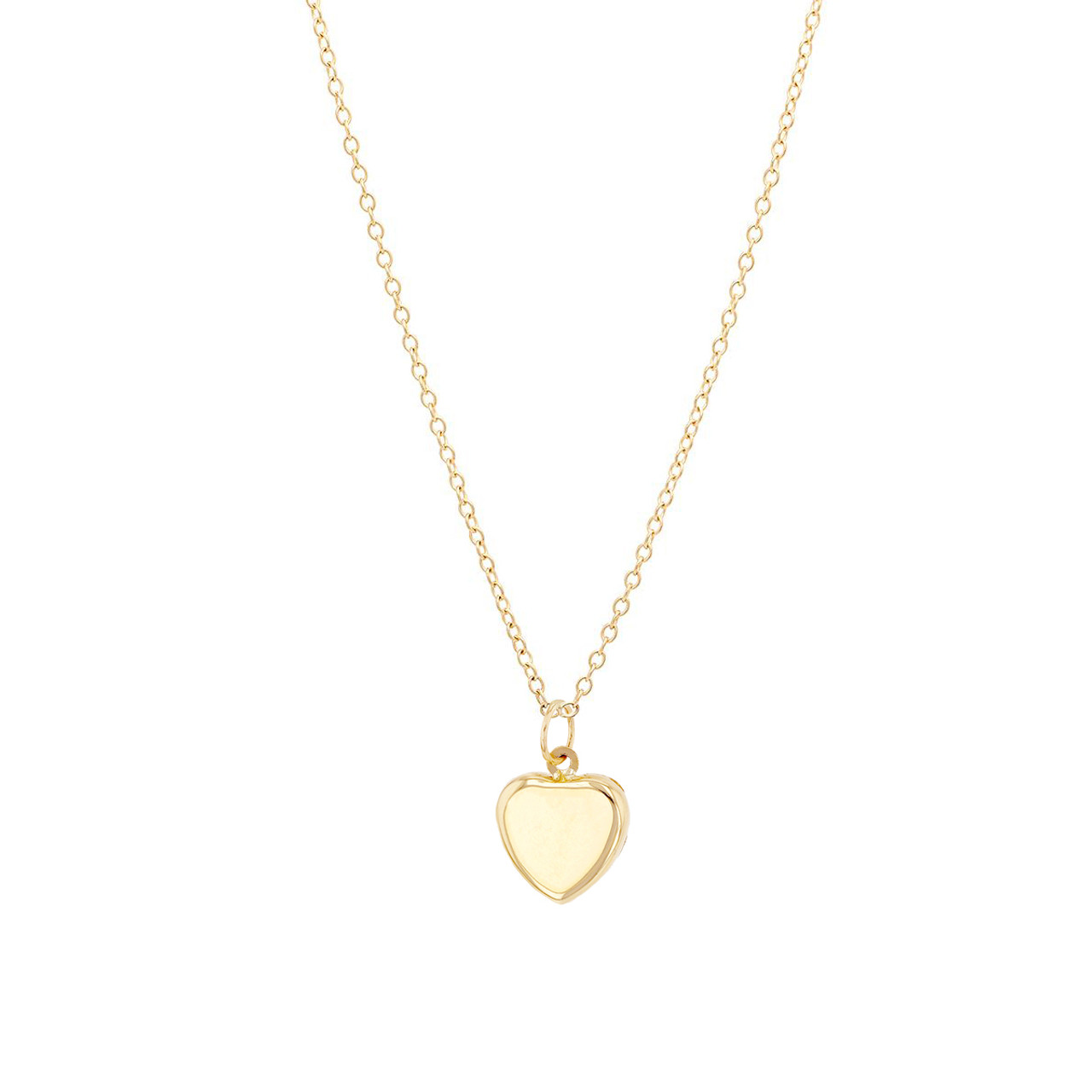 Minimalist Golden Heart Necklace - Nissa Jewelry