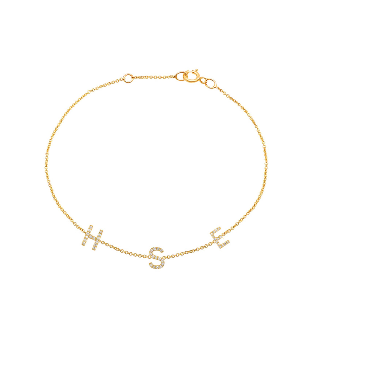 H Initial Bracelet 2024