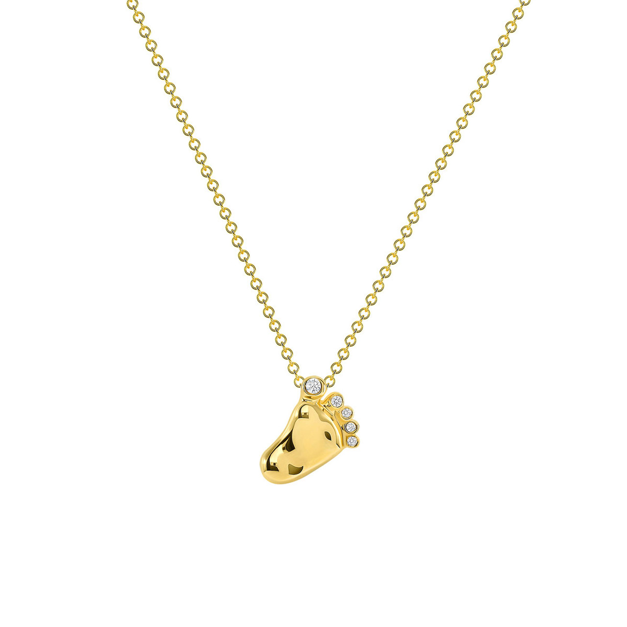 14k gold baby necklace