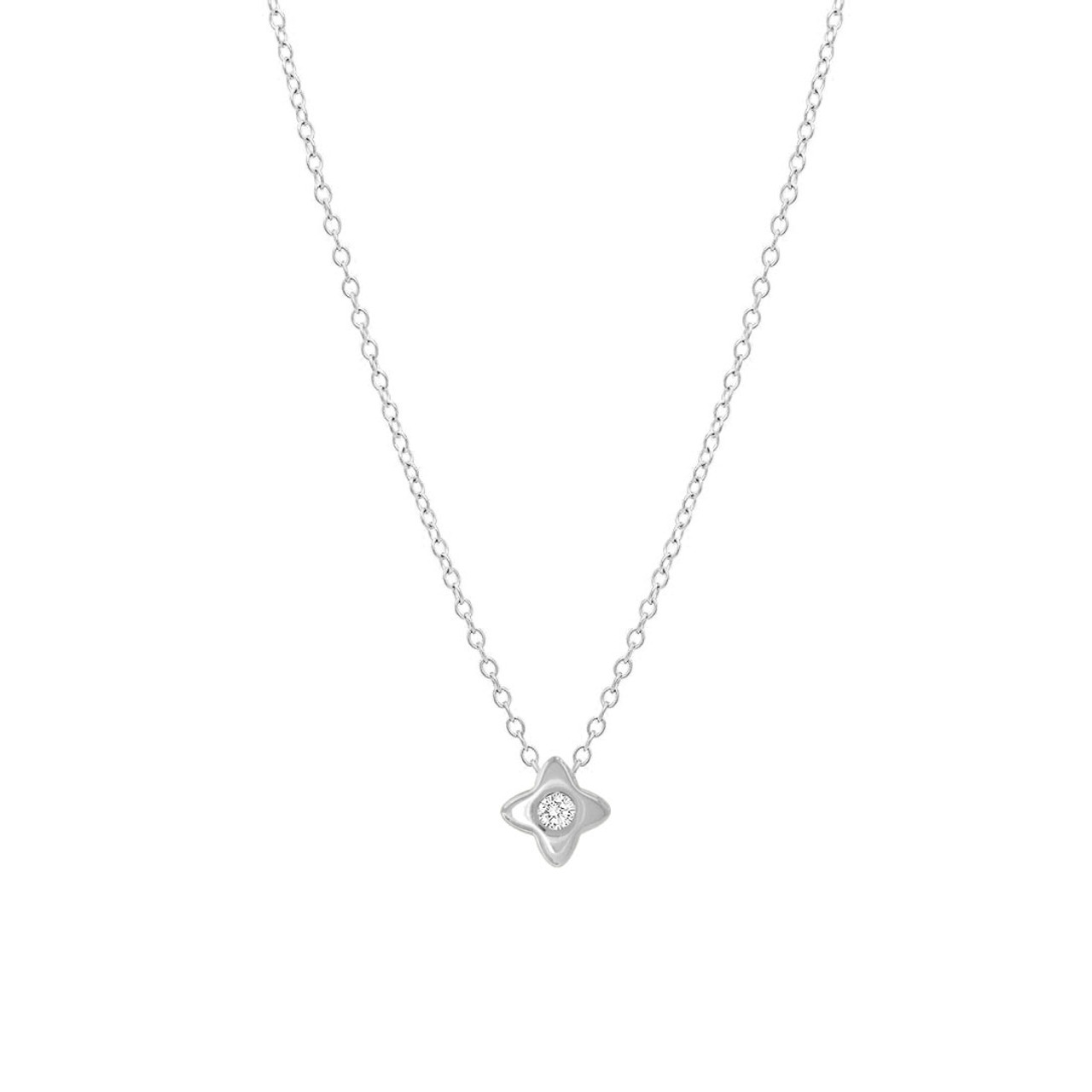 Diamond Star Station Necklace - foroworld.com