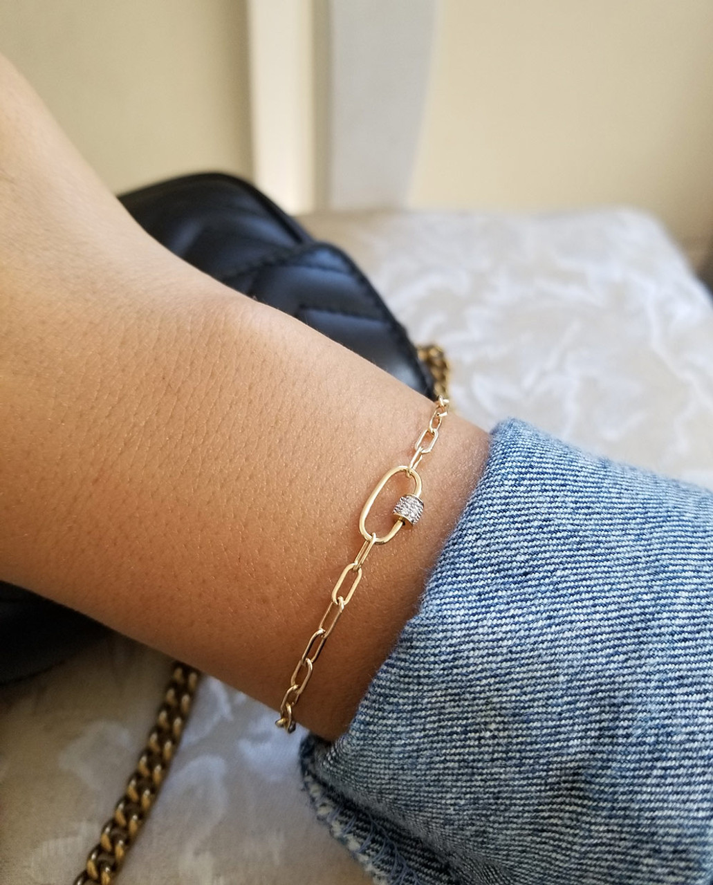 Carabiner PAPER CLIP Bracelet