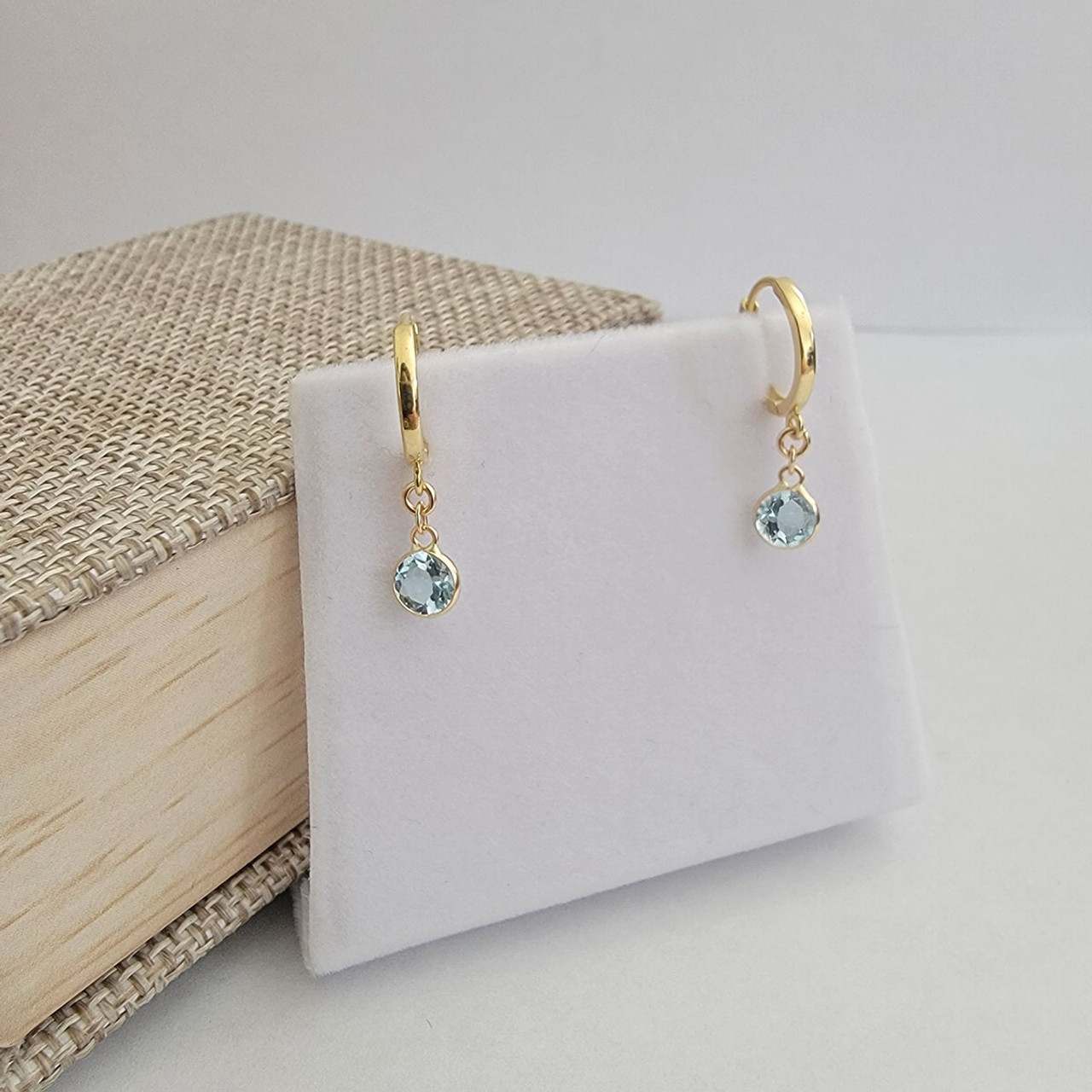 Fancy Flowery 22K Gold Drop Earrings