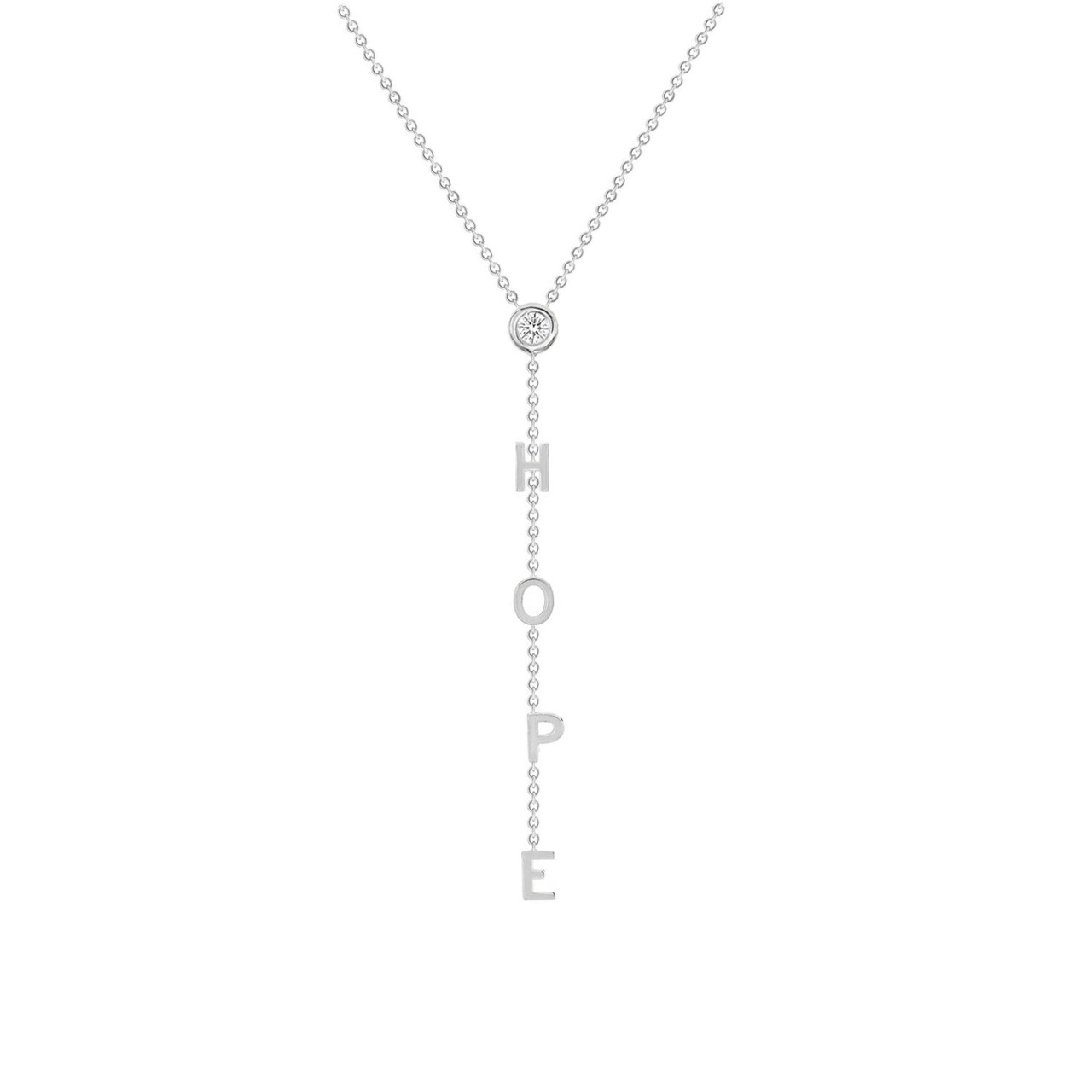 Purity Diamond Lariat Gold Chain Drop Necklace | Designer Fine Jewelry by  Sara Weinstock