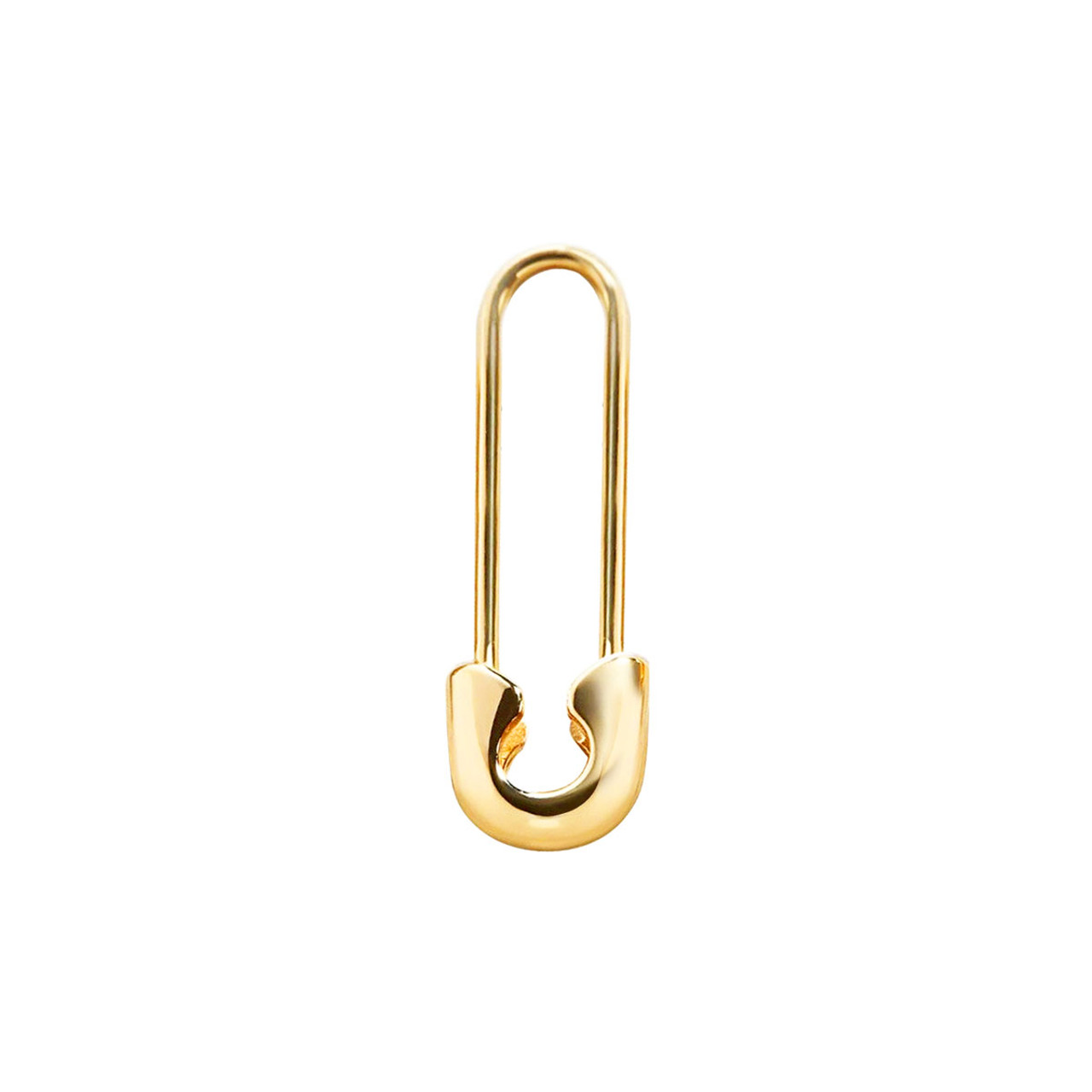 Gold Safety Pin  Solid 14K Gold Charm – Cut + Clarity