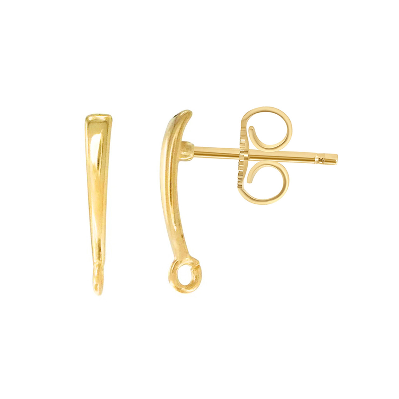 Dreamer Gold Hoop Earrings | Eco-Stylist