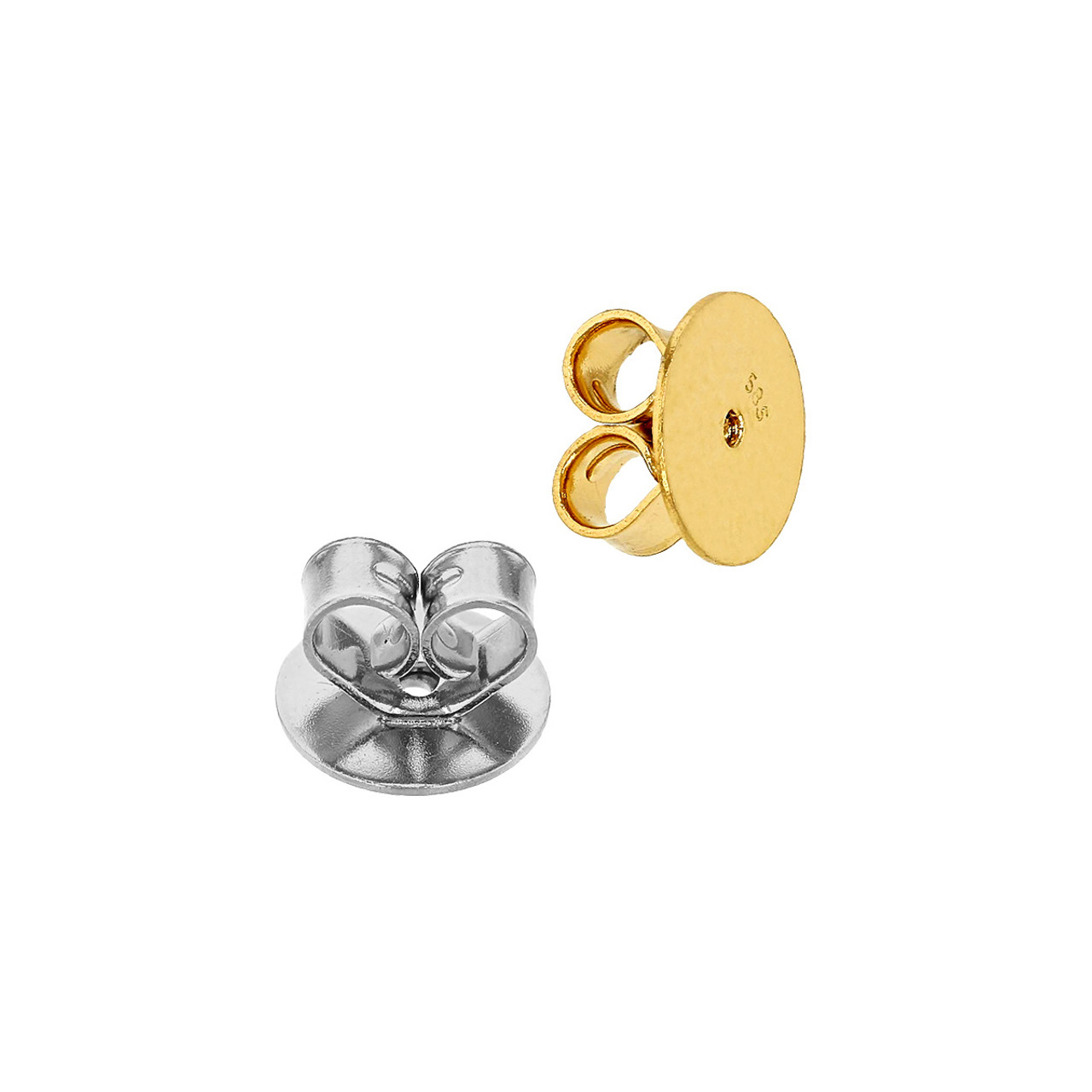 Buy 14K Solid Gold Ball Stud Earrings, Push Back/Screw Back Earrings, Tiny  Ball Earrings, Simple 14K Gold Studs, Minimalist Stud, For a Pair Online at  desertcartINDIA