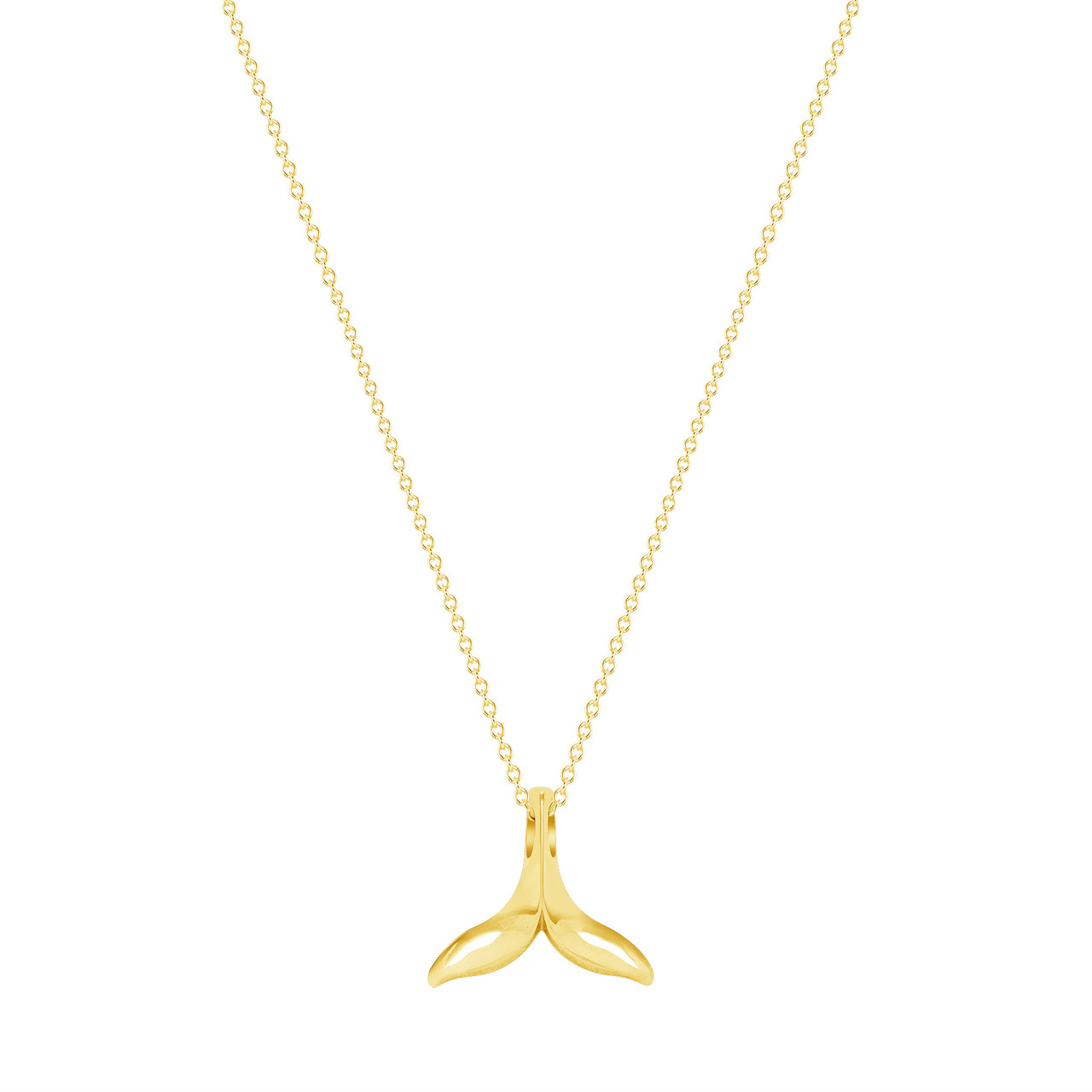 Medium Whale Tail Pendant