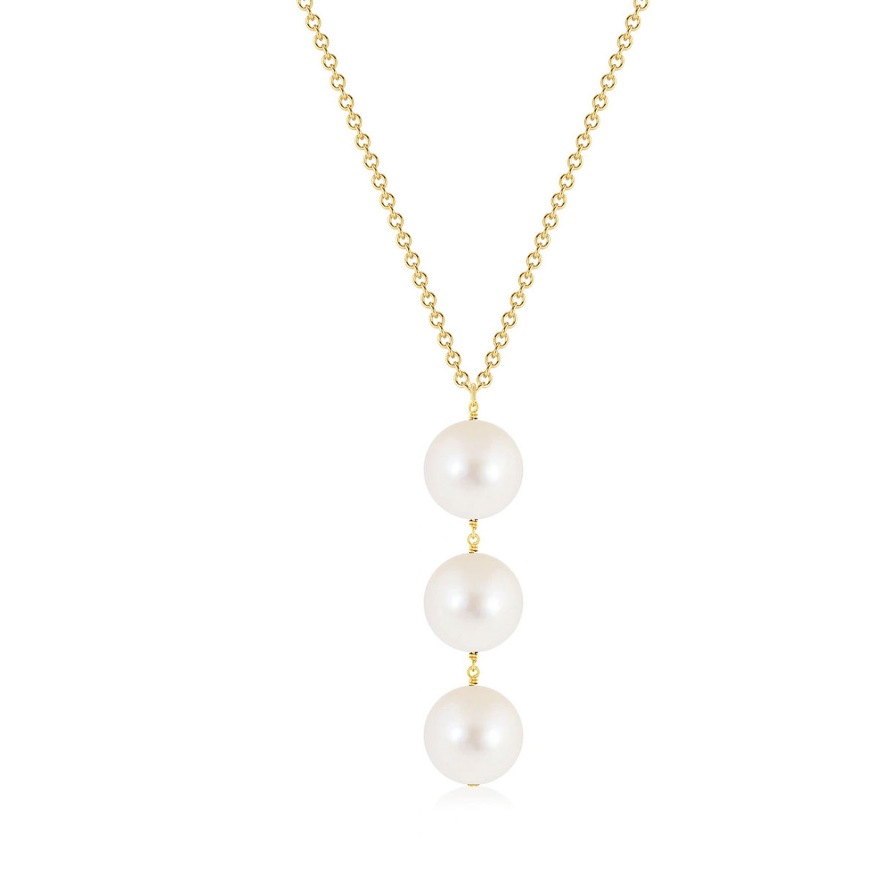 Silver Favourite Pearl Drop Necklace | Claudia Bradby – claudiabradby