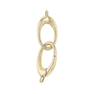 14K Gold Interlock Clasp For Necklaces