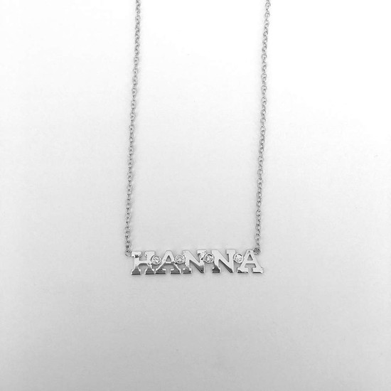 Initial Necklace 14k gold