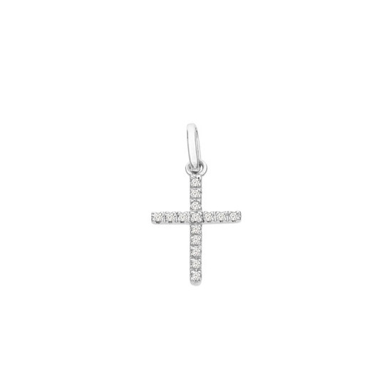 Diamond Cross Charm