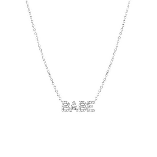 Diamond Babe Necklace 14K Gold