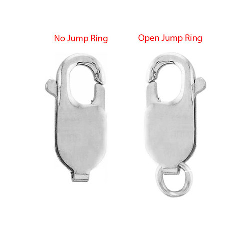  170PCS Silver Lobster Claw Clasps with Open Jump Rings