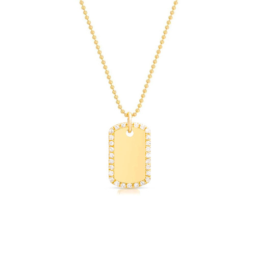 wishful dandelion small tag pendant necklace | christina kober – Christina  Kober