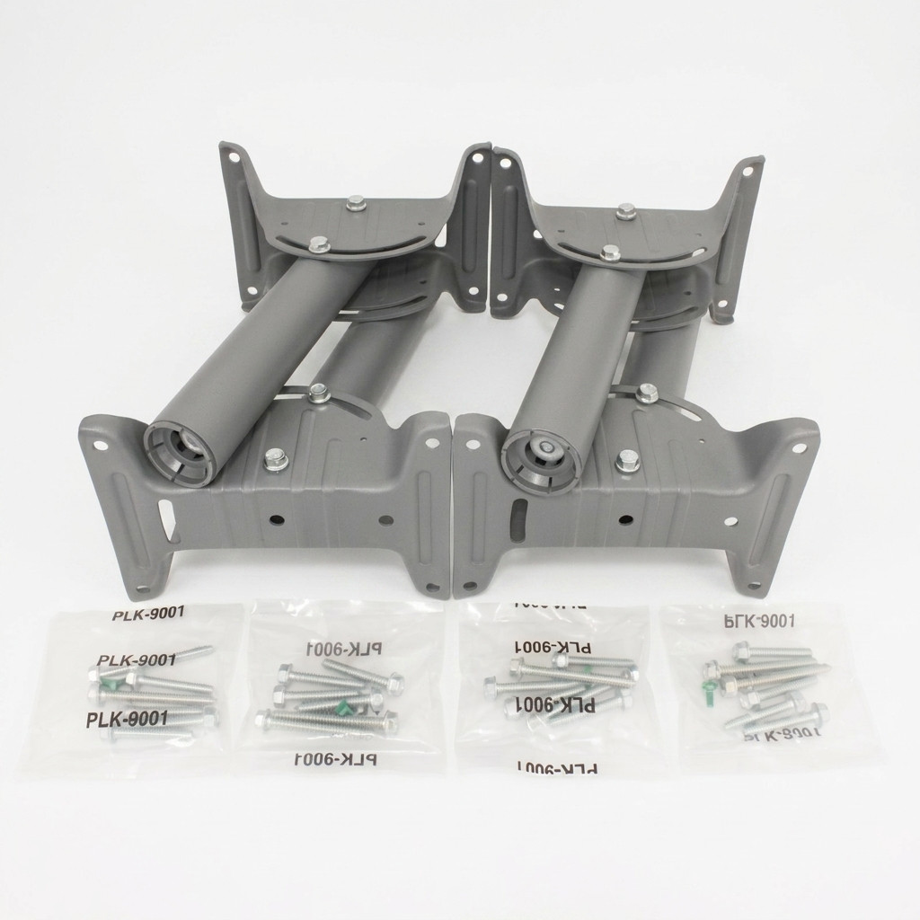 4 Pack of reflectors, back assemblies, stubby (lo pro) masts