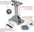 Starlink Standard 4 and 4X Heavy Duty Pivot Roof Mount Kit