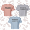 More Dogs Less Burpees - CROP TEE