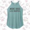 More Dogs Less Burpees - Rocker Tank