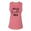 Terrible Idea Muscle Tank -  Frose Rose