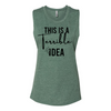 Terrible Idea Muscle Tank -  Royal Pine