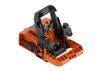 M31.1000 ECODRILL hinge drilling jig with dust control, quick-release clamp, and adjustable guides for cabinet door hinge installation.